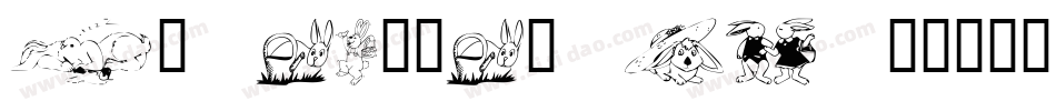 KR Easter No 2字体转换